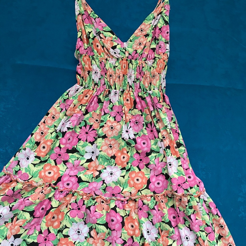 Floral V-Neck Dress